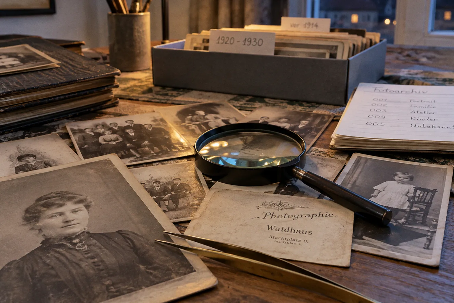 Alte Familienfotos bestimmen: Was Sie vor der Recherche brauchen