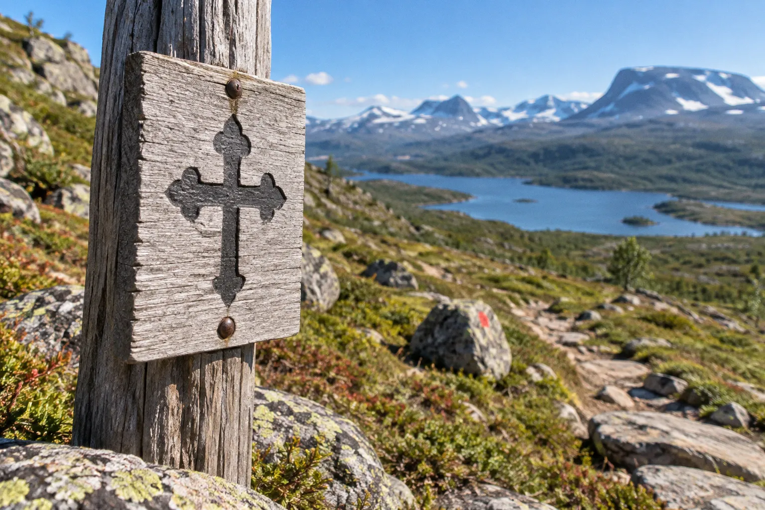 Auf dem Priesterpfad durch die unberührte Wildnis von Lappland