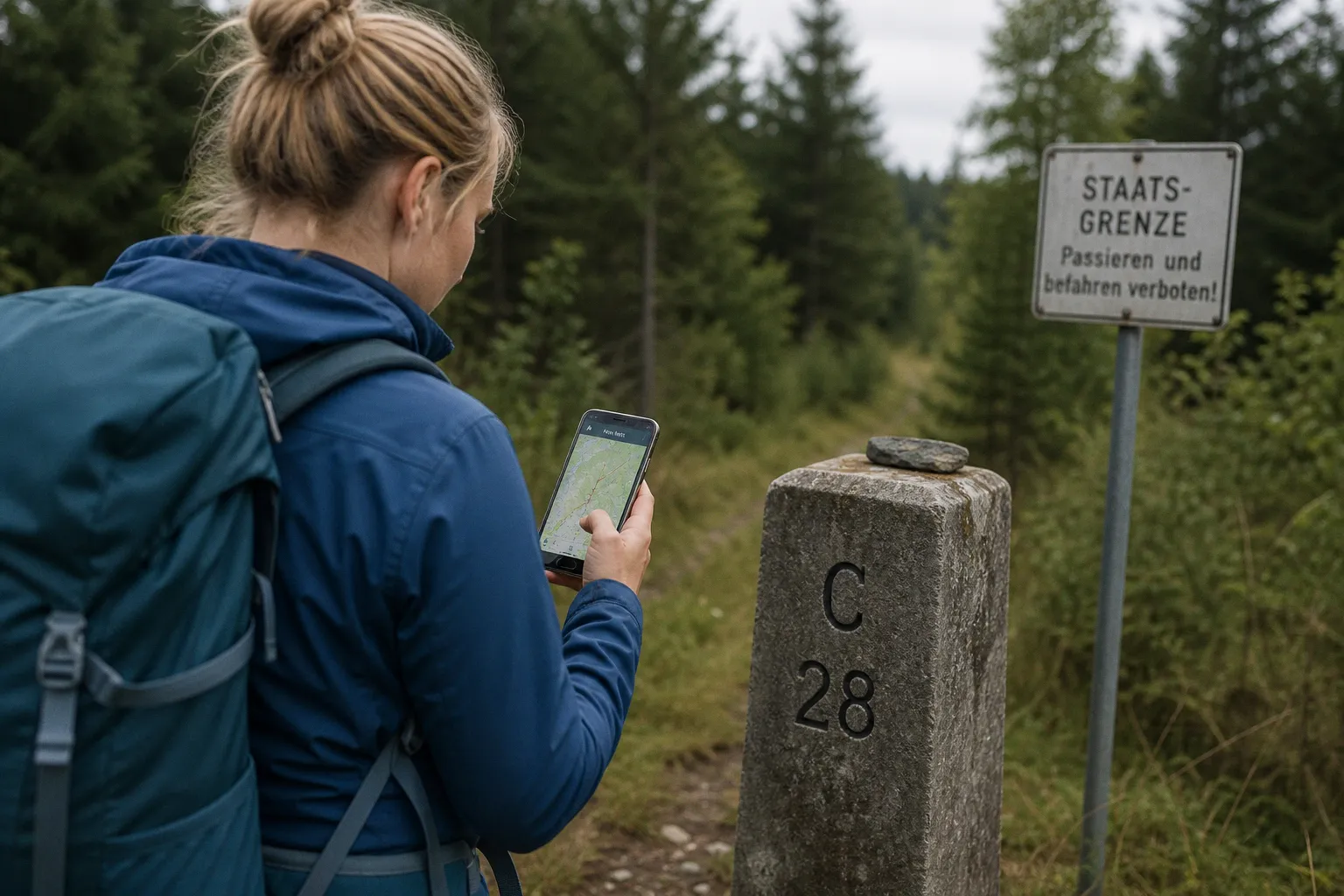 Funklöcher im Grenzgebiet: Navigationsfehler beim Wandern