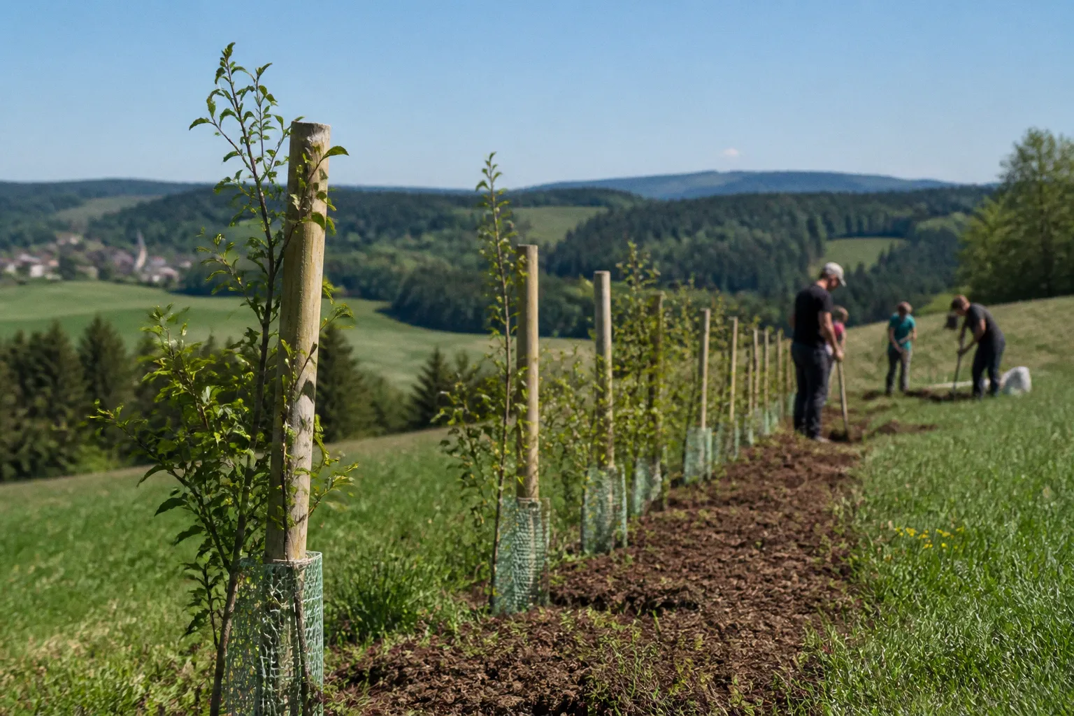 Heckenpflanzung im Oberpfälzer Wald: Welche Arten schützen die Natur