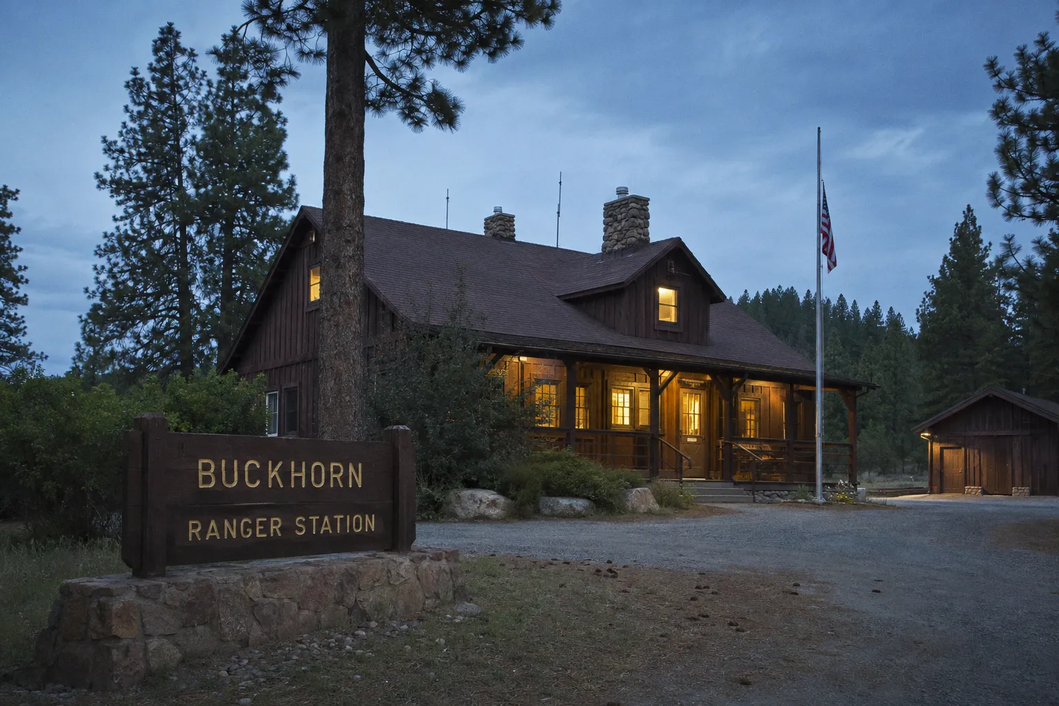 Historische Buckhorn Ranger Station: Vorbild für Denkmalschutz und sanften Tourismus
